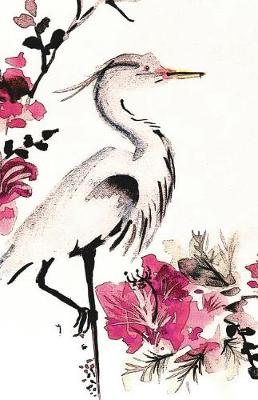 Book cover for Japanese Crane Art Journal, Unlined Sketchbook