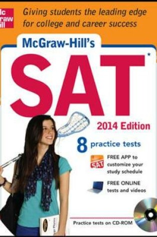 Cover of McGraw-Hill's SAT with CD-ROM, 2014 Edition