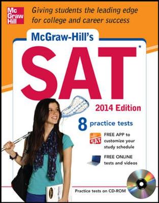 Book cover for McGraw-Hill's SAT with CD-ROM, 2014 Edition