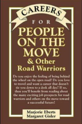 Cover of Careers for People on the Move and Other Road Warriors