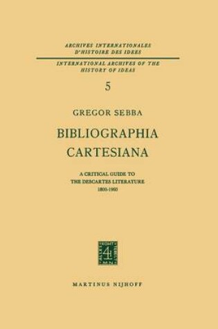 Cover of Bibliographia Cartesiana