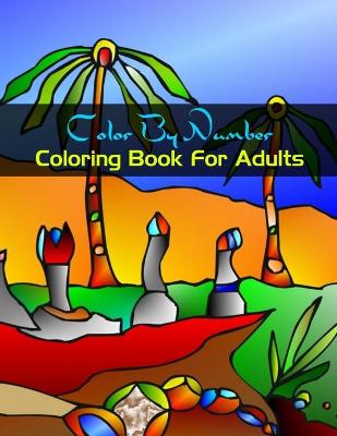 Book cover for Color By Number Coloring Book For Adults