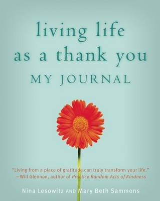 Book cover for Living Life as a Thank You Journal