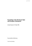 Cover of Proceedings of the 5th Round Table with European Ombudsmen