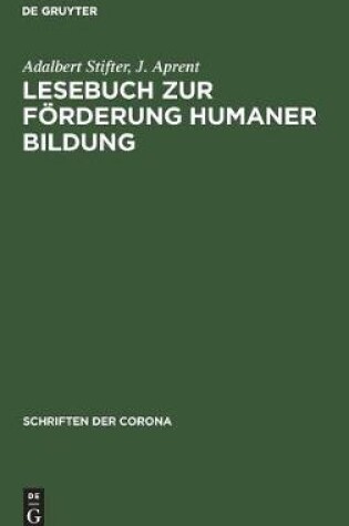 Cover of Lesebuch Zur Foerderung Humaner Bildung