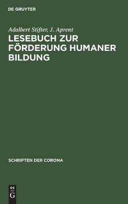 Book cover for Lesebuch Zur Foerderung Humaner Bildung