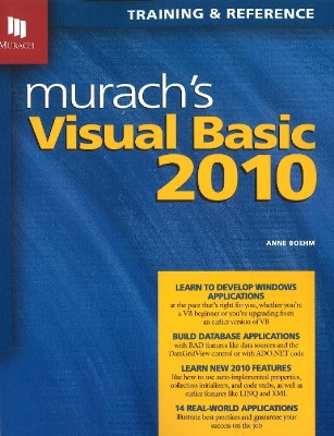 Book cover for Murach's Visual Basic 2010