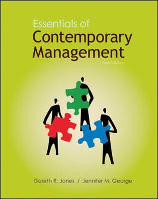 Book cover for Essentials of Contemporary Management with Connect Access Card