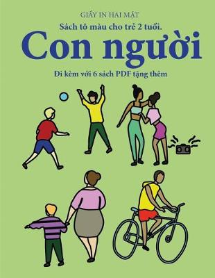 Book cover for Sách tô màu cho trẻ 2 tuổi. (Con người)