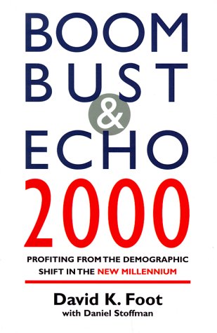 Book cover for Boom, Bust & Echo 2000