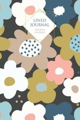 Cover of Navy Floral Lined Journal