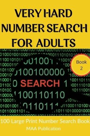 Cover of Very Hard Number Search For Adults book 2