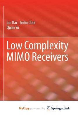 Book cover for Low Complexity Mimo Receivers