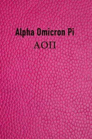 Cover of Alpha Omicron Pi