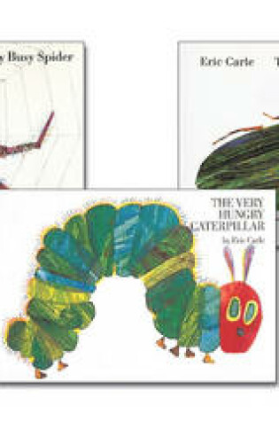 Cover of Eric Carle the Very Collection Hardcover Complete Set: Busy Spider, Clumsy Click Beetle, Hungry Caterpillar, Lonely Firefly, Quiet Cricket