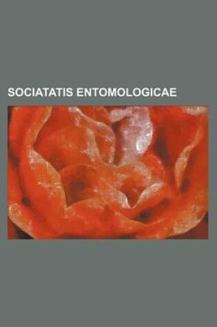 Cover of Sociatatis Entomologicae