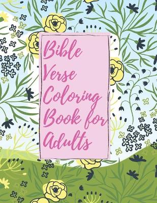 Book cover for Bible Verse Coloring Book for Adults