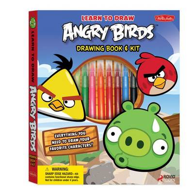 Book cover for Learn to Draw Angry Birds Drawing Book & Kit