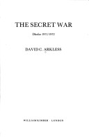 Book cover for The Secret War