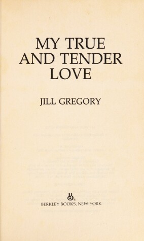 Book cover for My True and Tender Love