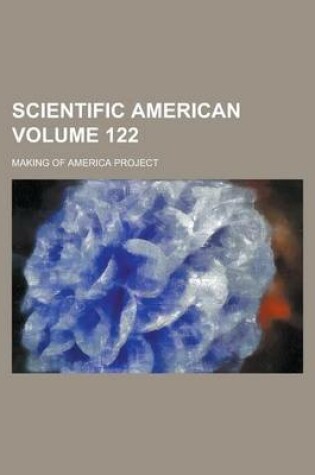 Cover of Scientific American Volume 122