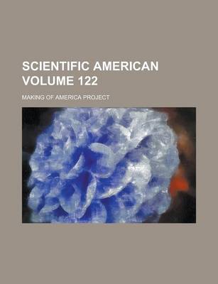 Book cover for Scientific American Volume 122