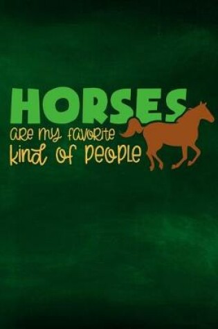 Cover of Horses are my favorite kind of people