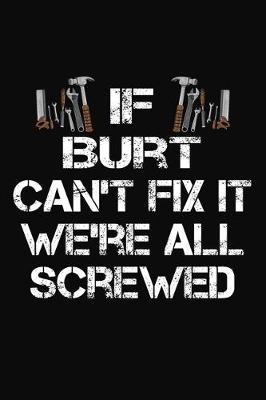 Book cover for If Burt Can't Fix It We're All Screwed