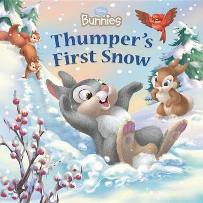 Book cover for Disney Bunnies Thumper's First Snow
