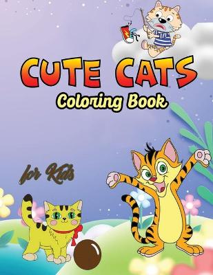 Book cover for Cat Coloring Book for Kids