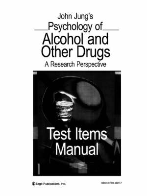 Book cover for Test Items Manual for Psychology of Alcohol and Other Drugs A Research Perspective