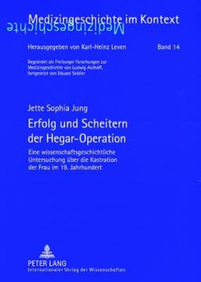 Cover of Erfolg Und Scheitern Der Hegar-Operation