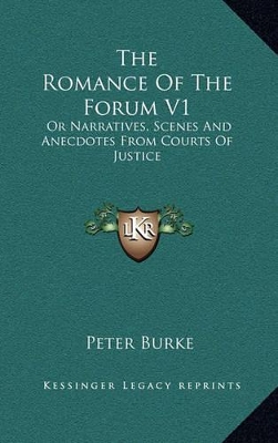 Book cover for The Romance of the Forum V1