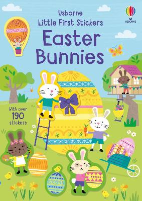 Book cover for Little First Sticker Book Easter Bunnies