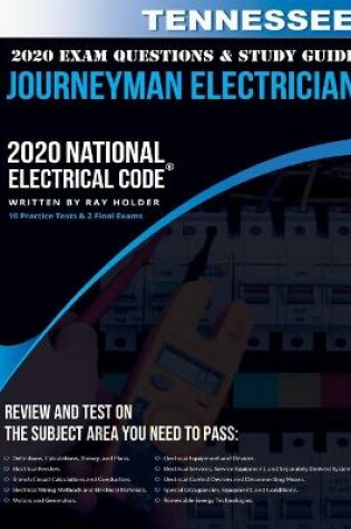 Cover of Tennessee 2020 Journeyman Electrician Exam Questions and Study Guide