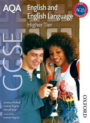 Book cover for AQA GCSE English and English Language Higher Tier