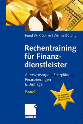 Book cover for Rechentraining Fur Finanzdienstleister - Band 1