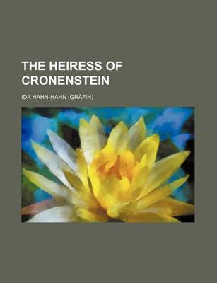 Book cover for The Heiress of Cronenstein