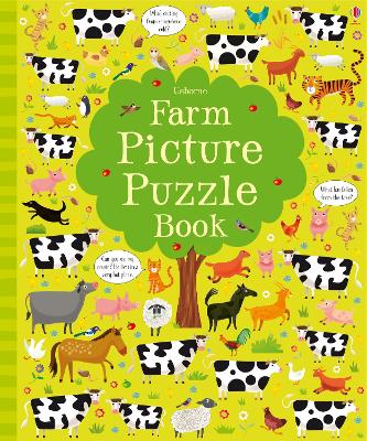 Book cover for Farm Picture Puzzle Book