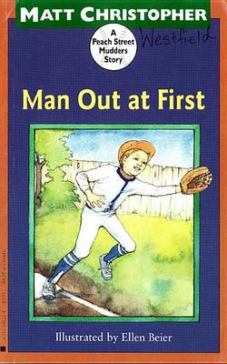 Book cover for Man Out at First (Peach Street Mudders)