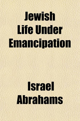 Book cover for Jewish Life Under Emancipation