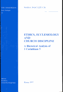 Book cover for Ethics Ecclesiology and Church Discipline