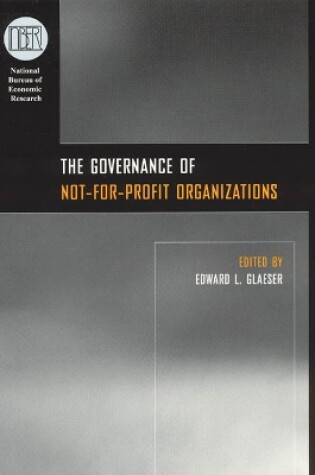 Cover of The Governance of Not-for-Profit Organizations