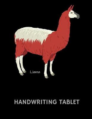 Book cover for Llama Handwriting Tablet