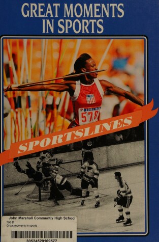 Book cover for Great Moments in Sports