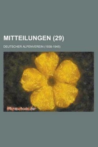 Cover of Mitteilungen (29 )