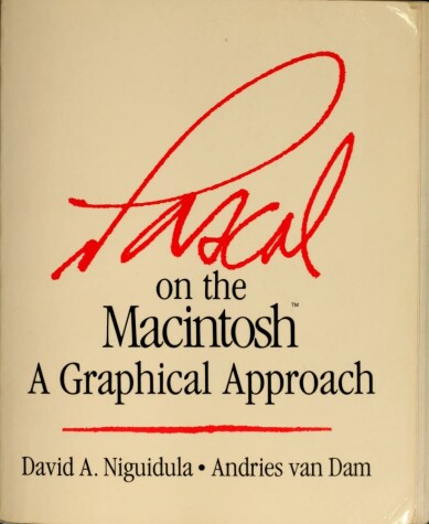 Book cover for PASCAL on the Macintosh