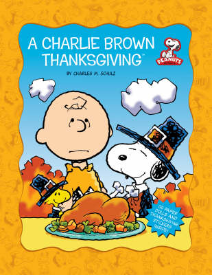 Book cover for A Charlie Brown Thanksgiving