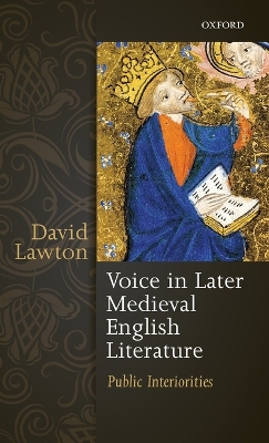 Book cover for Voice in Later Medieval English Literature