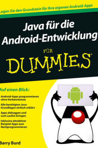 Cover of Java für die Android-Entwicklung für Dummies